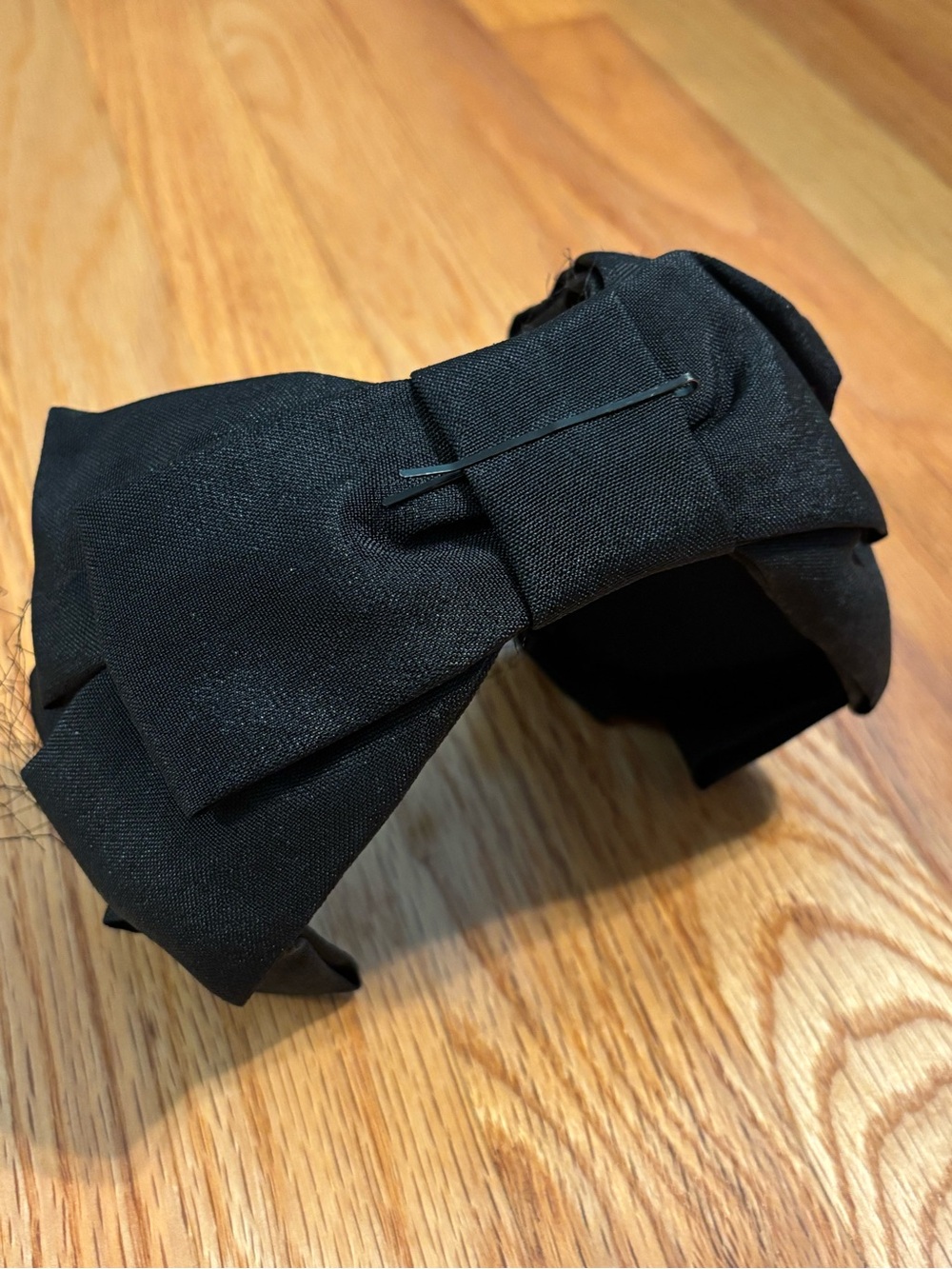 Vintage Black Bow Tie Headband
